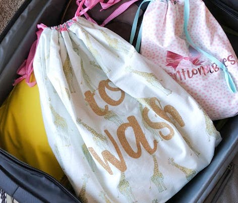 drawstring diy laundry bag