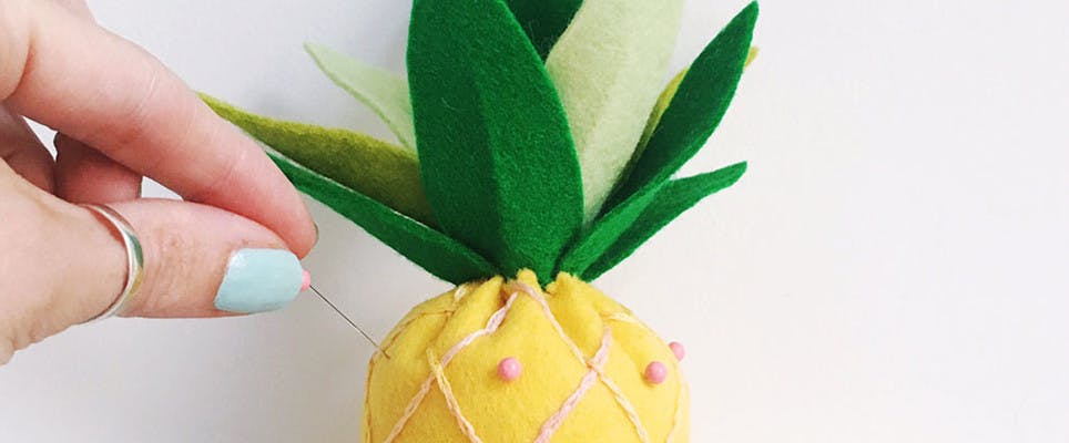 How to make a pin-apple cushion