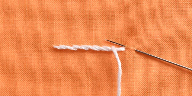 how to create a stem stitch 