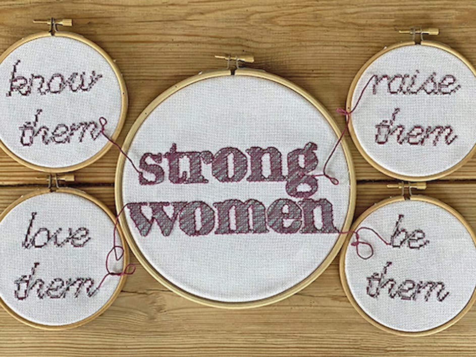 Stitch a work of art for International Women's Day