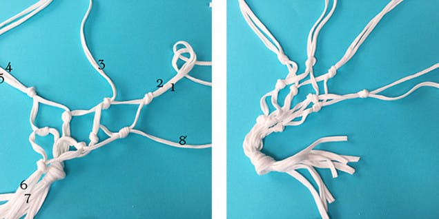 how to make macrame plant holder tutorial by christine leech