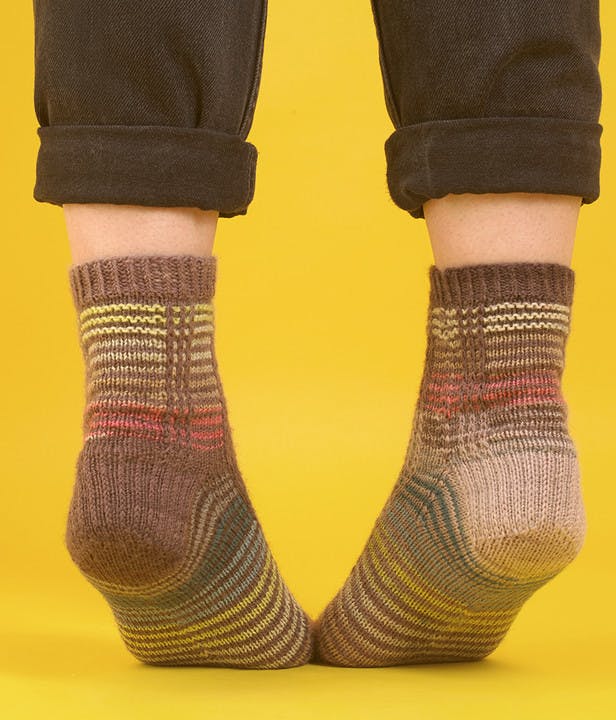 Sunset Socks in Paintbox Yarns Socks