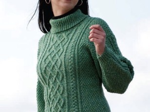 aran jumper knitting pattern