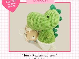 Tea - Rex amigurumi