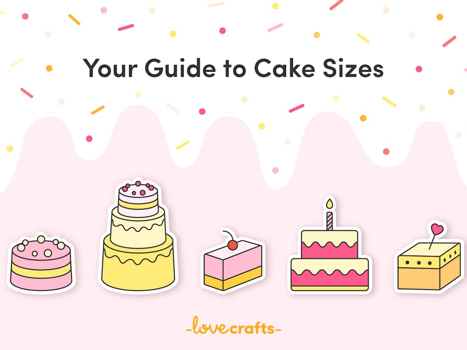 Guide to cake sizes and serving chart