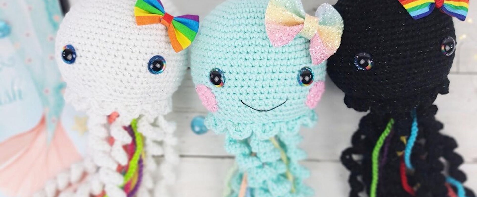 Pink Rainbow Friends Crochet Plush. Custom Gifts Rainbow Friend