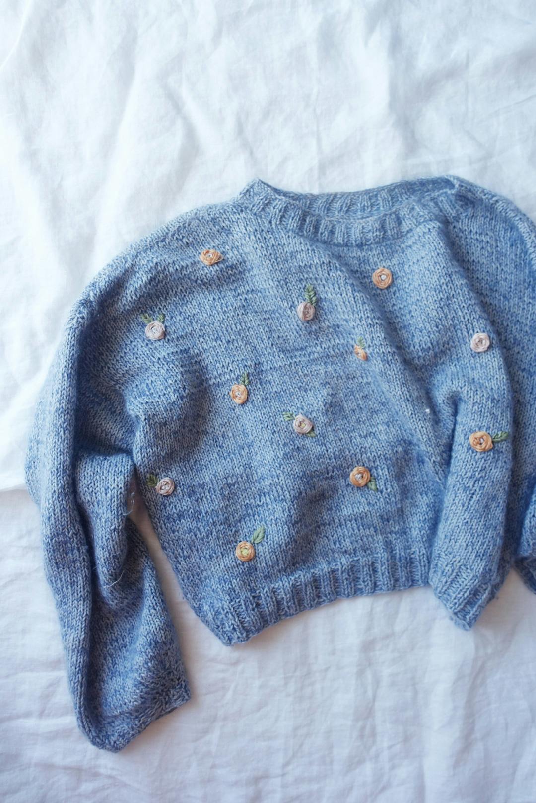 How to embroider a knitted sweater LoveCrafts