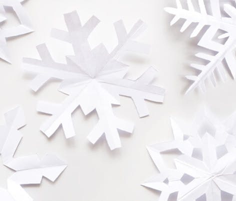Paper snowflakes by The Printables Fairy