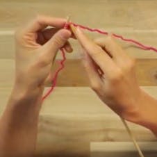 how cast on - repeat steps to cast on a row
