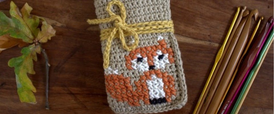 How to make crochet hook case holder wallet tutorial for beginners - Happy  Crochet Club 