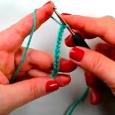 Mistletoe leaves - step 1