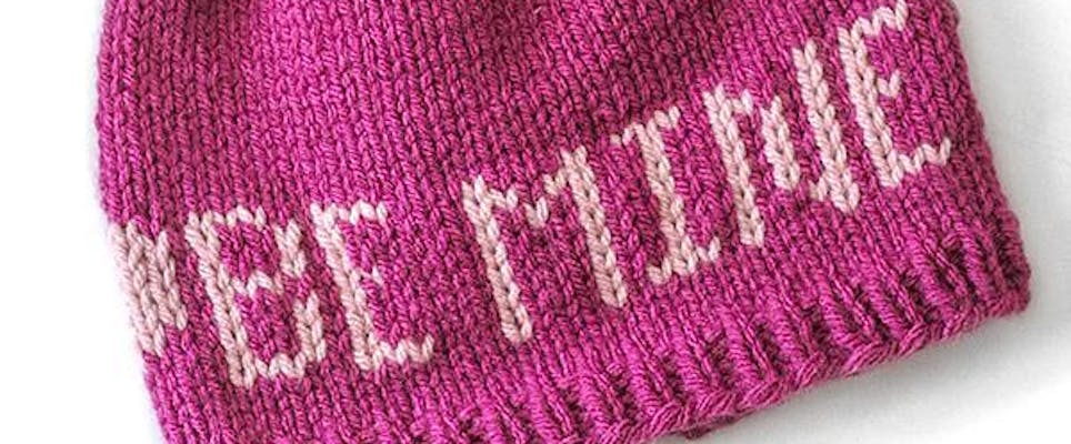 6 of Merion's favourite red and pink yarns