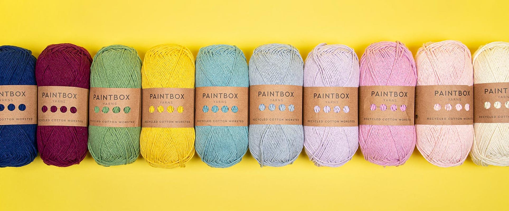 SCRAP-SF - More cotton yarn!! Paintbox Yarns by Lovecrafts Inc. Cotton DK -  100% Cotton, 50g/1.8oz, 125m/137yd, Light Worsted #paintboxyarns  #pickyourpalette #cottondkyarn #madeinbulgaria #scrapyarn #scrapcottonyarn
