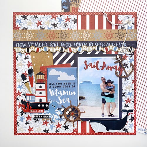 cover page ideas for scrapbook