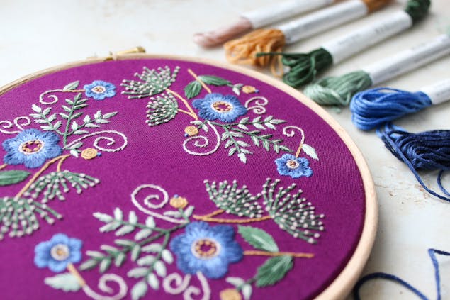 Autumn Bloom Embroidery 
