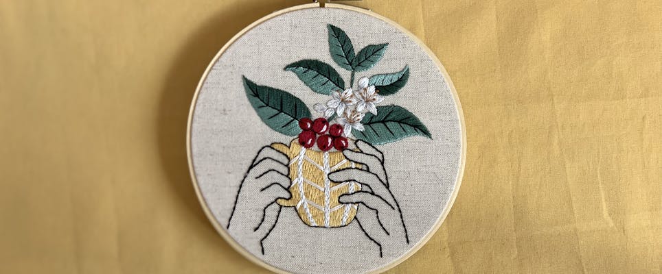 But First, Coffee Cross Stitch Pattern PDF - Coffee Embroidery