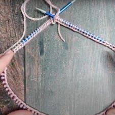 Fair isle knitting in the round