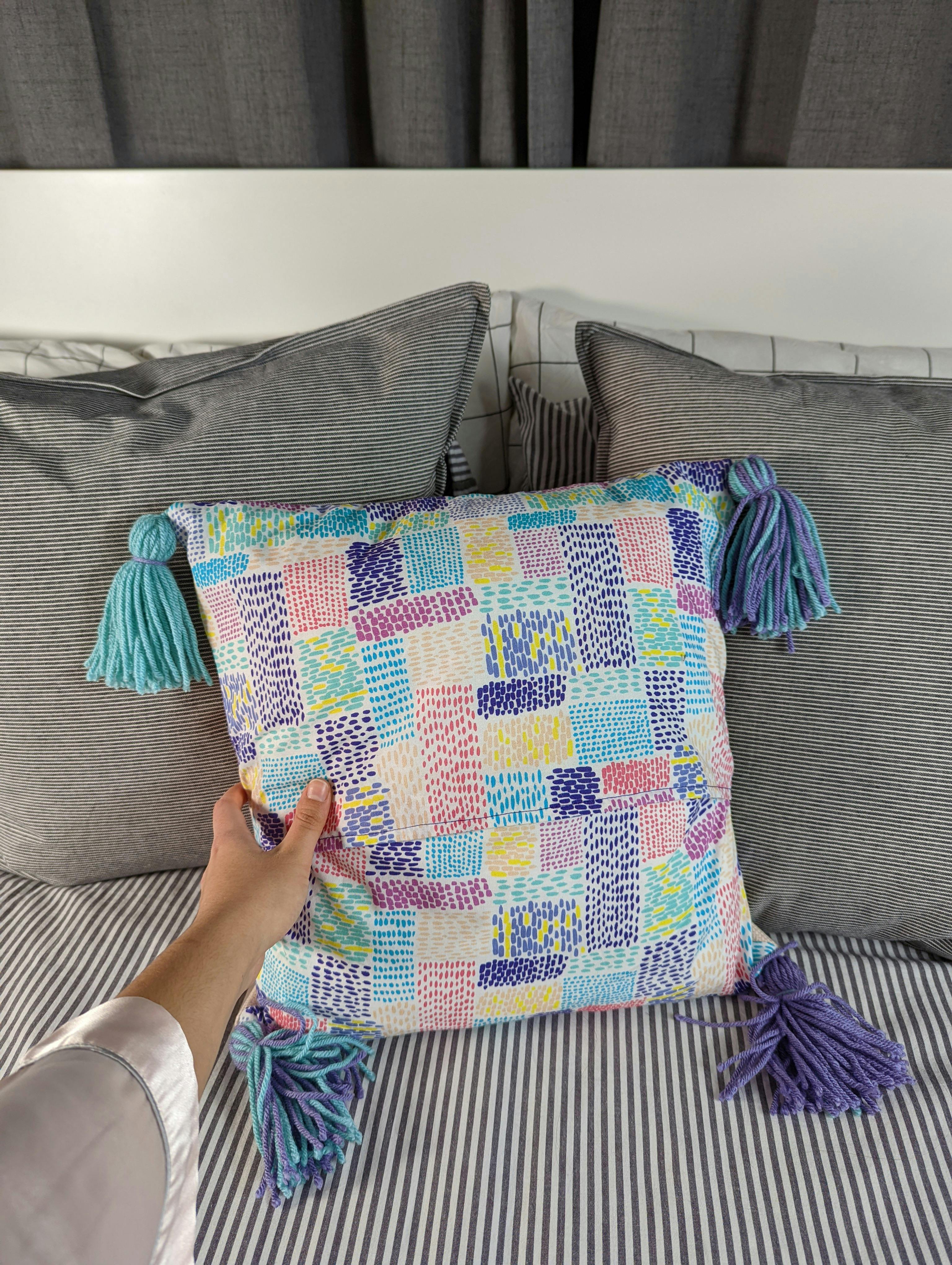 DIY Punch Needle Pillowcase LoveCrafts