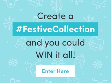 Create a festive collection and you could win it all!