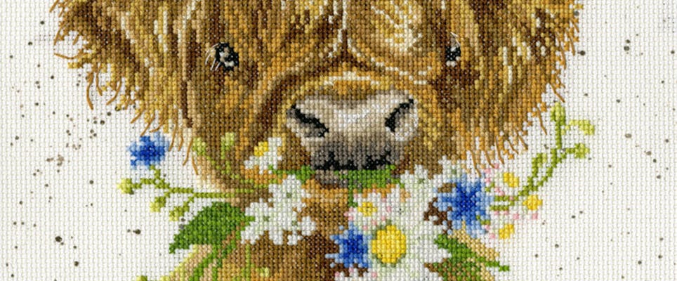 6 of the freshest Spring cross stitch patterns & kits!