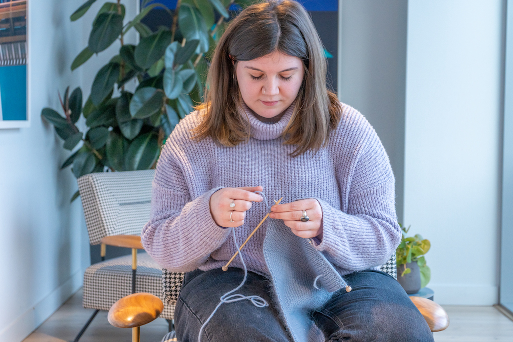 Start here to learn how to knit for beginners