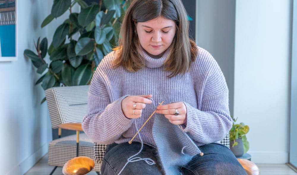 Start here to learn how to knit for beginners