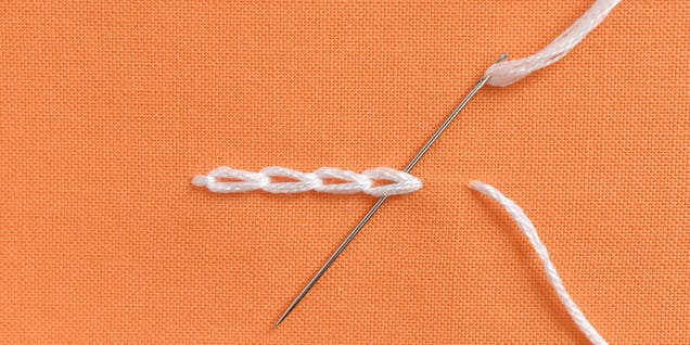 creating the chain stitch