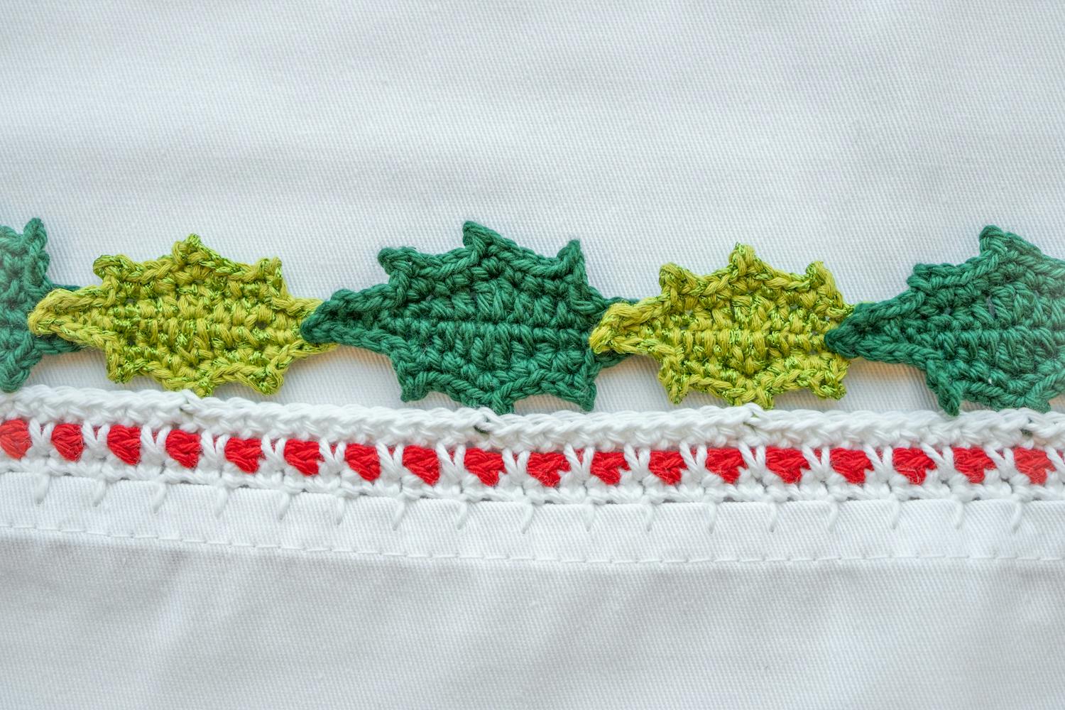 How to crochet tea towel edgings LoveCrafts
