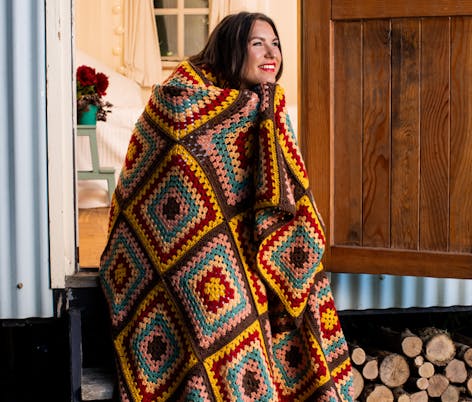 Fall afghan crochet pattern