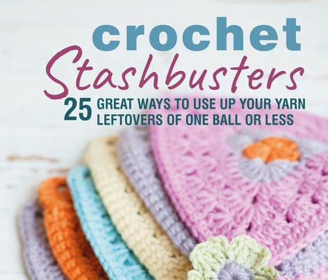 Crochet Stashbusters - Jam jar tealight cosies