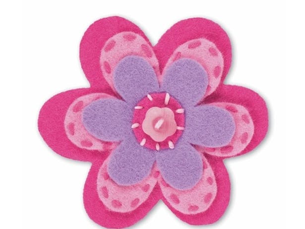 Cute pink/purple heart and flower Sticky note – Blessed Hands Crafts