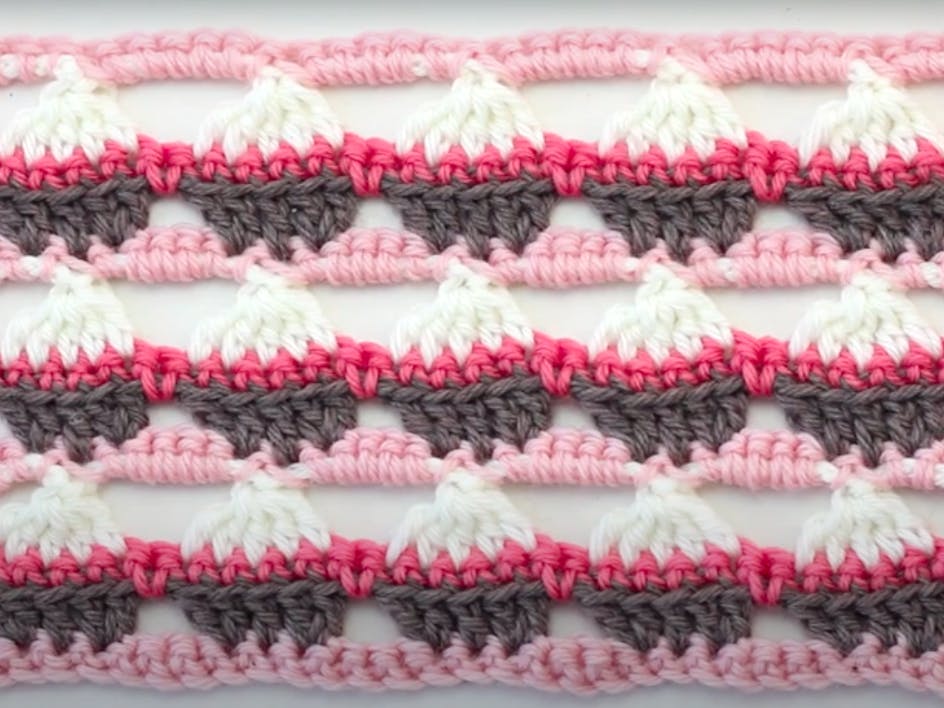 How to crochet the cupcake stitch