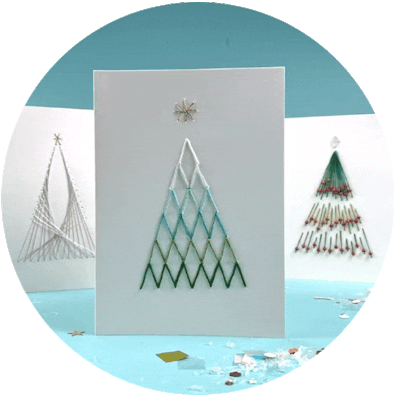 <h1>Embroider Christmas cards!</h1>