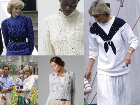 You can knit Princess Diana's most iconic looks 
