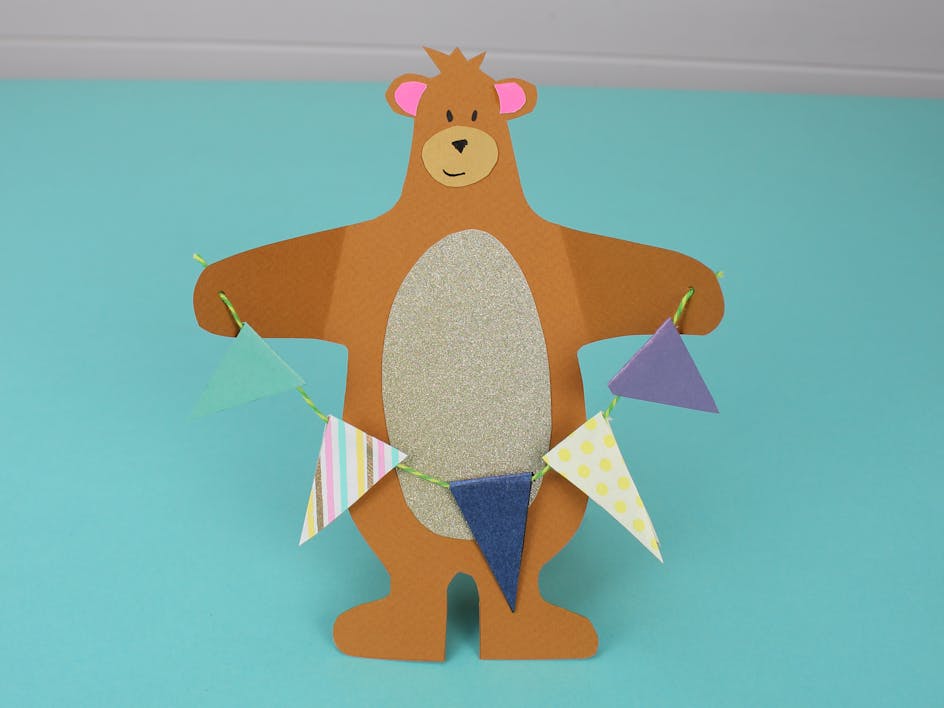 Father's Day papa bear card tutorial!