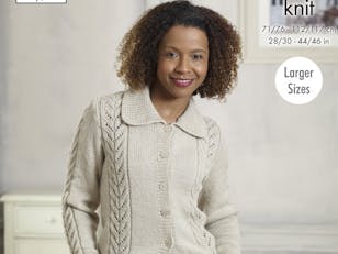 Sweater & Cardigan in King Cole Majestic DK - 5225 - Leaflet