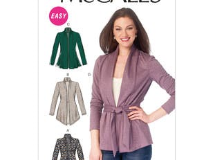 McCall's Misses' Jackets and Belt M6996 - Sewing Pattern