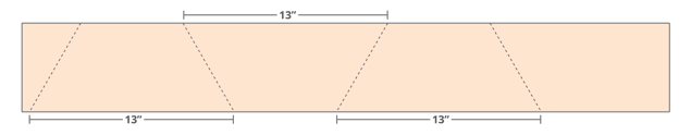 quilting fabric measurement diagram