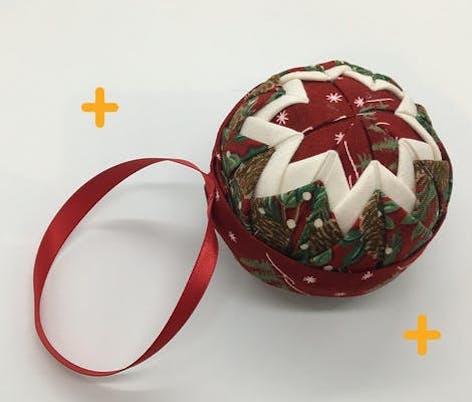 quilted Christmas ornaments