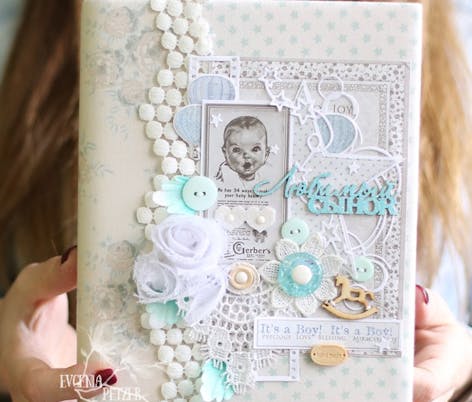 Adorable Baby Scrapbook Ideas