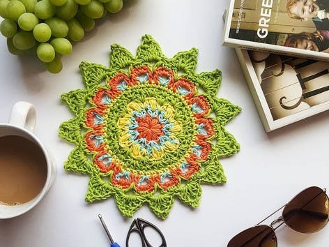 9 FREE crochet mandala patterns