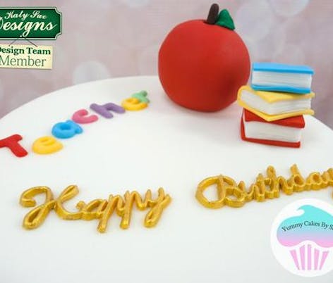 Cake birthday letters