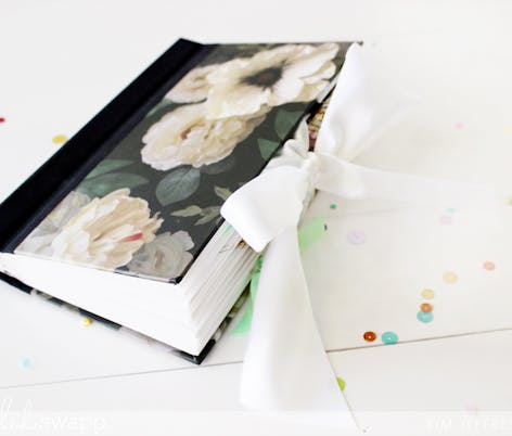 Magnolia wedding scrapbook