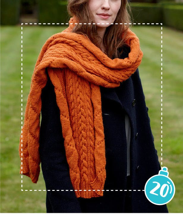 Catherine Scarf - Knitting Pattern For Women in Willow & Lark Ramble