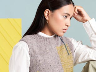 Asymmetry Vest in Rowan Felted Tweed & Kidsilk Haze - ZB301-00009-DEP - Downloadable PDF