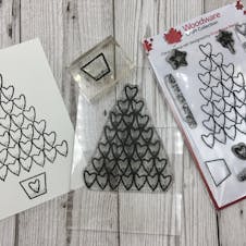 Embossing Christmas tree card tutorial