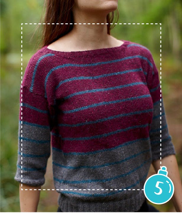 Emily Jumper - Sweater Knitting Pattern For Women in Willow & Lark Woodland