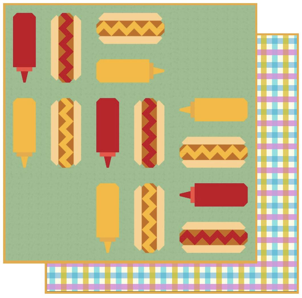 How to make a hotdog quilt LoveCrafts