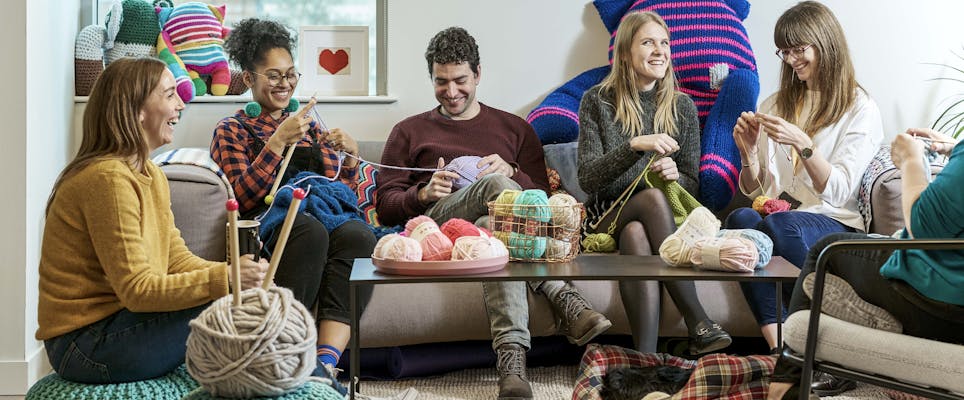 knitting for charity