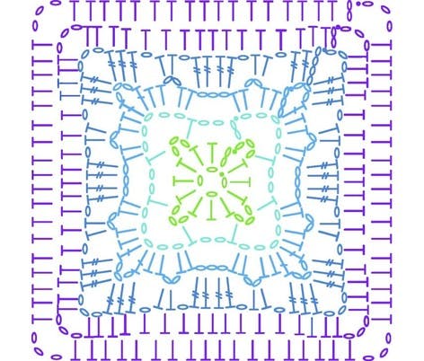 summer cal motif 3 violet